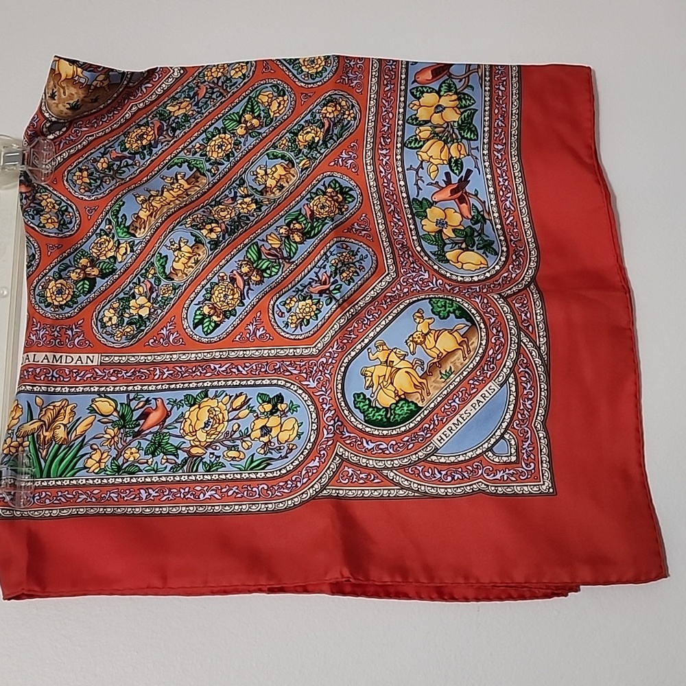 Hermes silk scarf